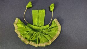 Mehendi Green Silk Laddu Gopal Dress